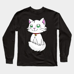 Christmas Kitten Long Sleeve T-Shirt